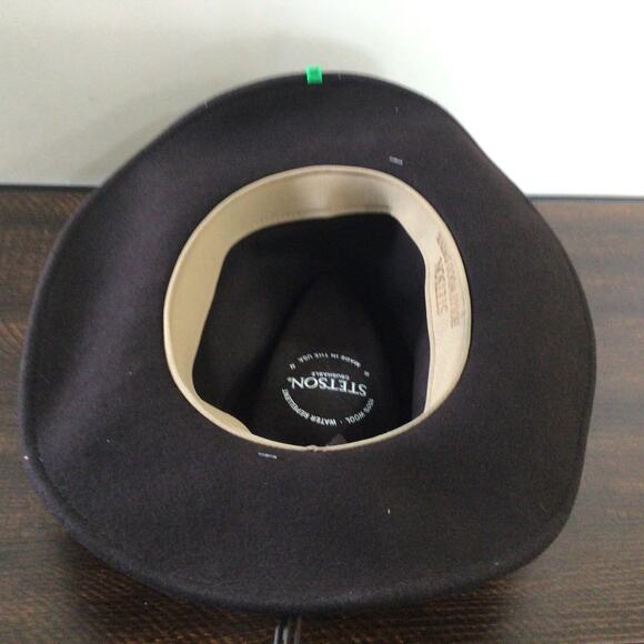 Stetson Hollywood Drive Shapeable Brim Wool Felt Hat Brown Size XL Crushable - Picture 4 of 6
